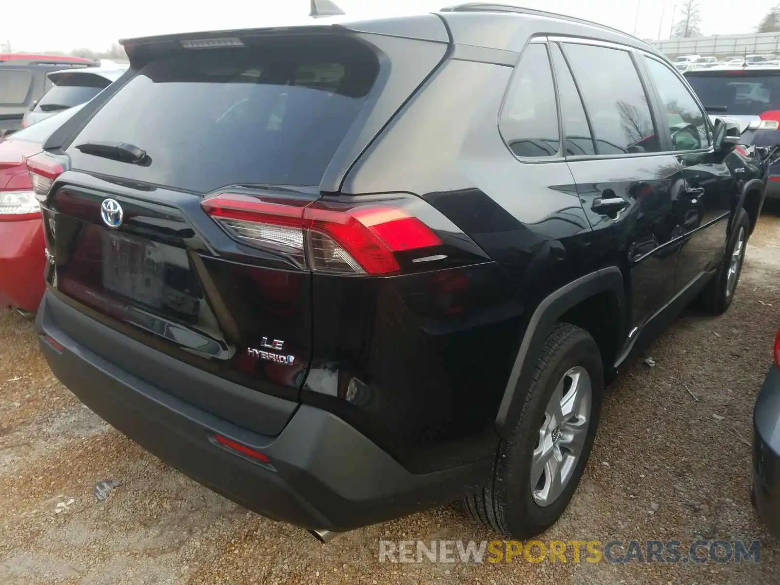 4 Photograph of a damaged car 2T3MWRFV3KW011919 TOYOTA RAV4 LE 2019