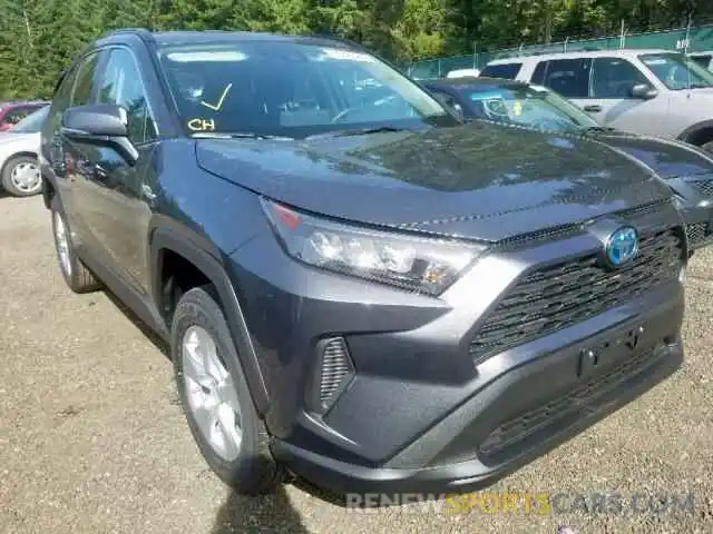 1 Photograph of a damaged car 2T3MWRFV3KW037310 TOYOTA RAV4 LE 2019