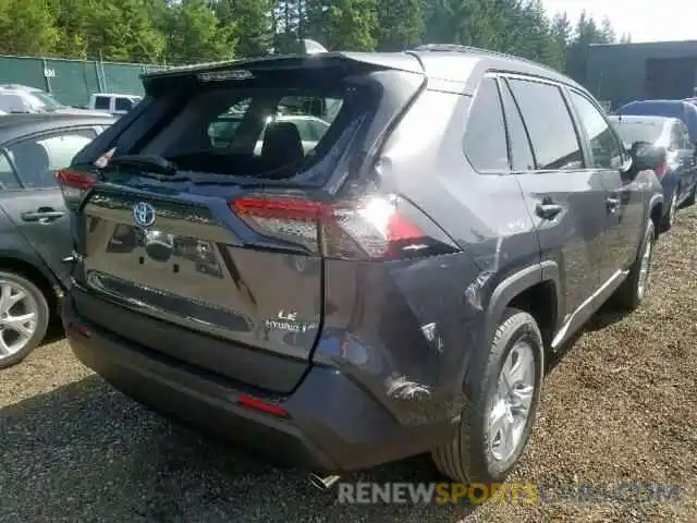 4 Photograph of a damaged car 2T3MWRFV3KW037310 TOYOTA RAV4 LE 2019