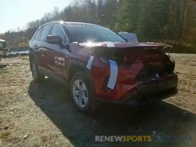 1 Photograph of a damaged car 2T3MWRFV4KW009015 TOYOTA RAV4 LE 2019