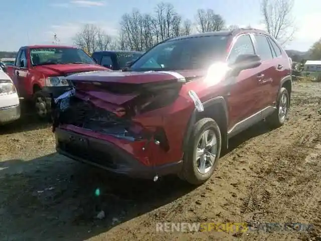 2 Photograph of a damaged car 2T3MWRFV4KW009015 TOYOTA RAV4 LE 2019