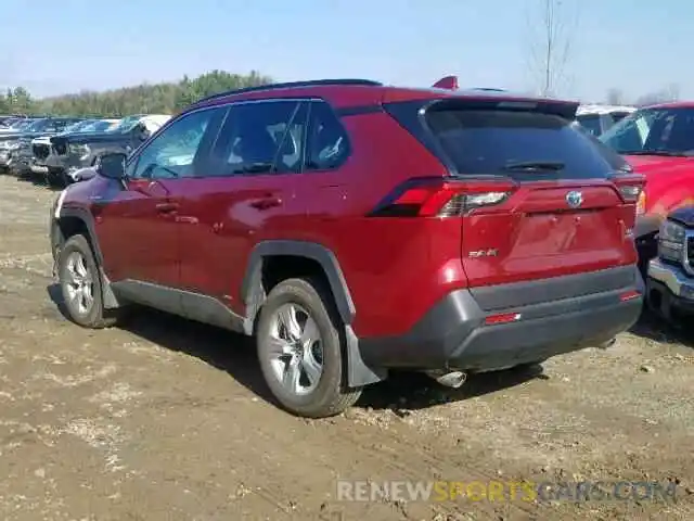 3 Photograph of a damaged car 2T3MWRFV4KW009015 TOYOTA RAV4 LE 2019