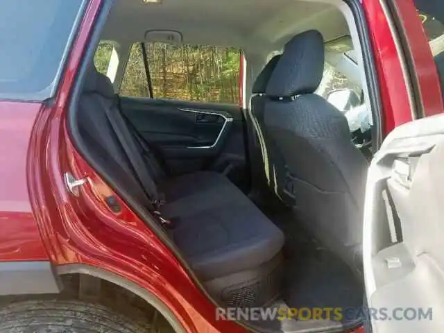 6 Photograph of a damaged car 2T3MWRFV4KW009015 TOYOTA RAV4 LE 2019