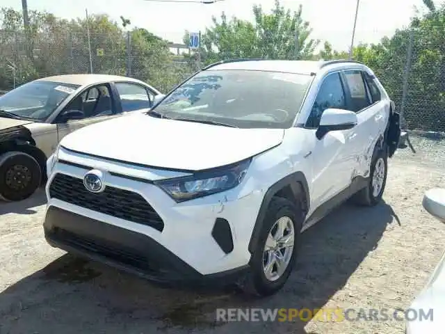 2 Photograph of a damaged car 2T3MWRFVXKW003929 TOYOTA RAV4 LE 2019