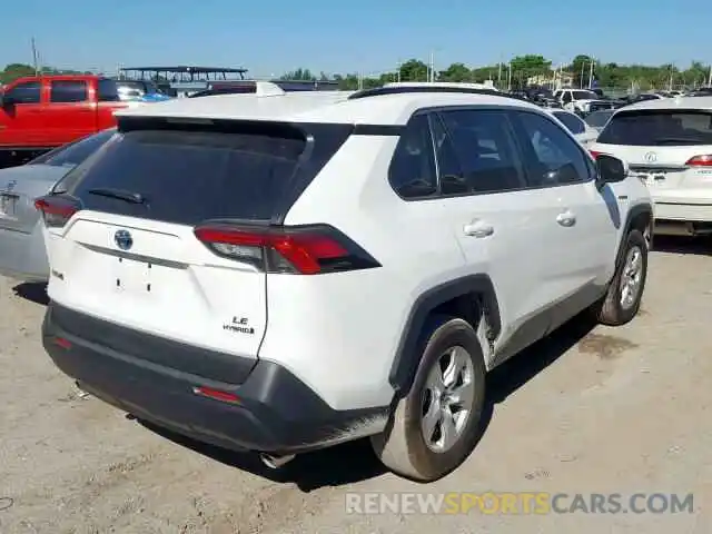 4 Photograph of a damaged car 2T3MWRFVXKW003929 TOYOTA RAV4 LE 2019