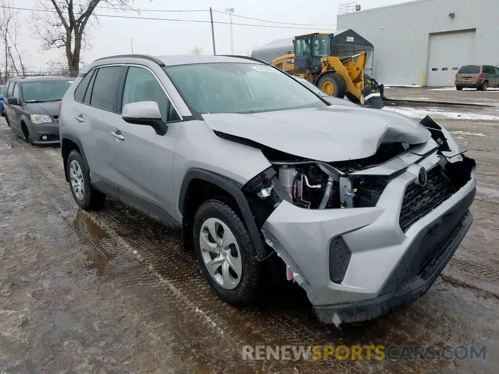 1 Photograph of a damaged car 2T3Z1RFV7KW014715 TOYOTA RAV4 LE 2019