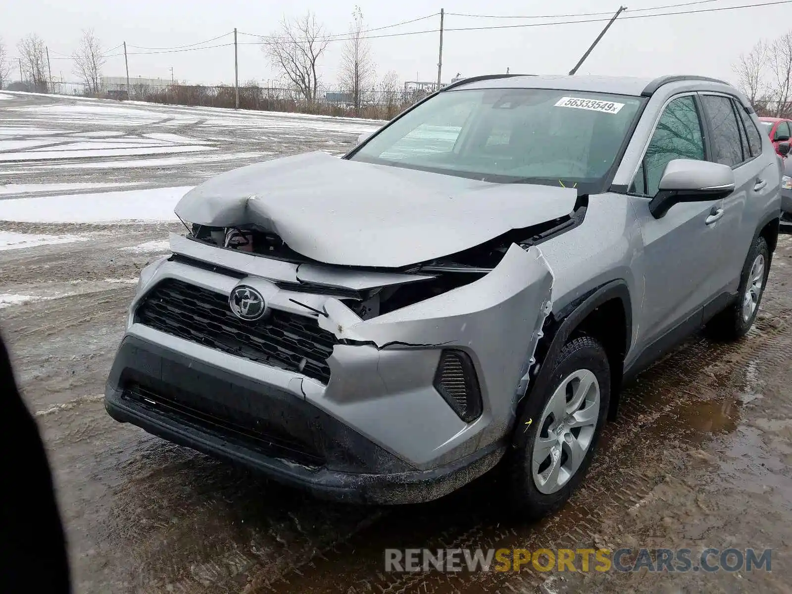 2 Фотография поврежденного автомобиля 2T3Z1RFV7KW014715 TOYOTA RAV4 LE 2019