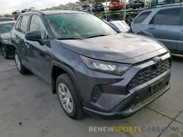 1 Photograph of a damaged car JTMF1RFV0KD007380 TOYOTA RAV4 LE 2019