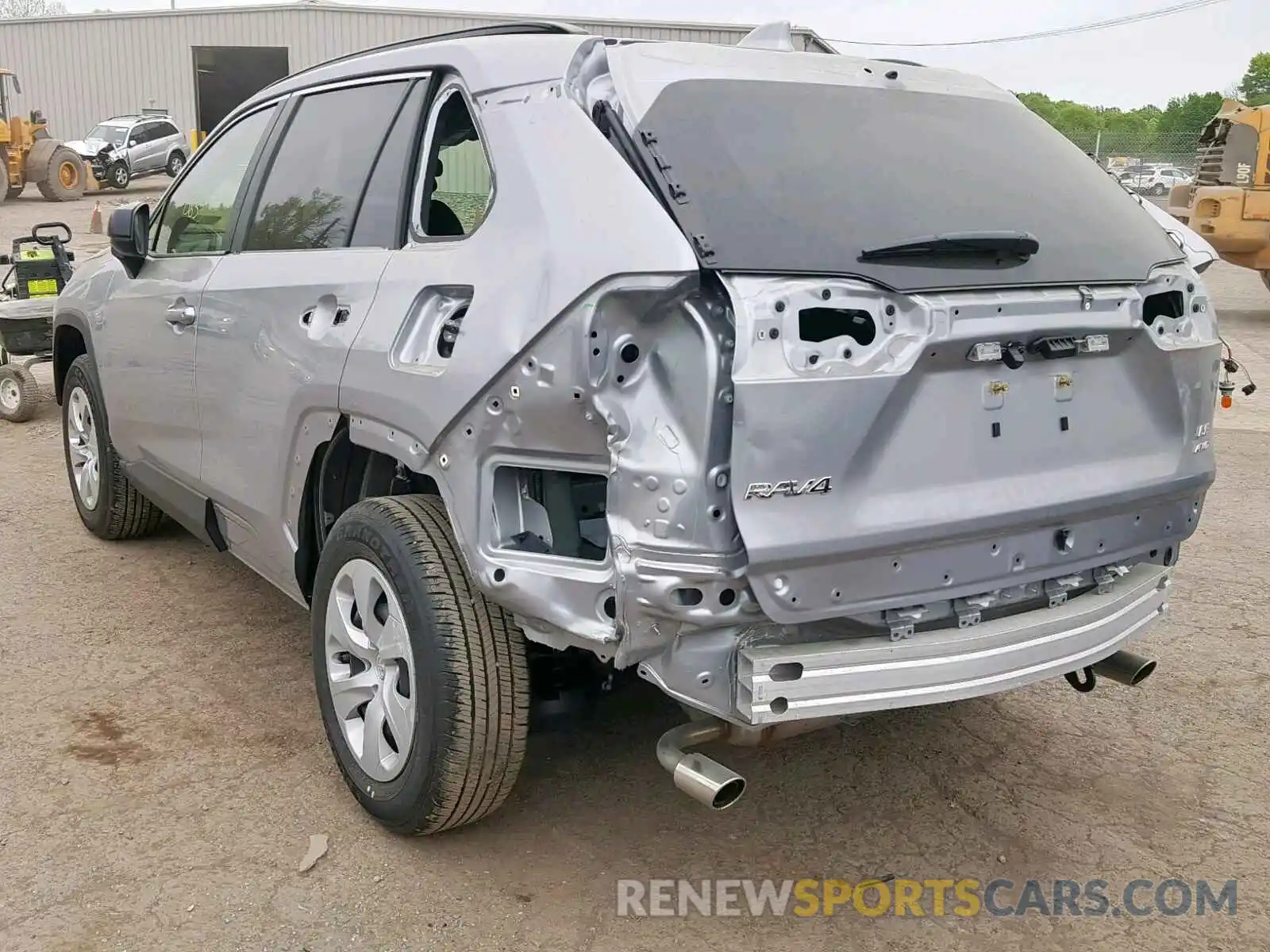 3 Photograph of a damaged car JTMF1RFV1KD010899 TOYOTA RAV4 LE 2019