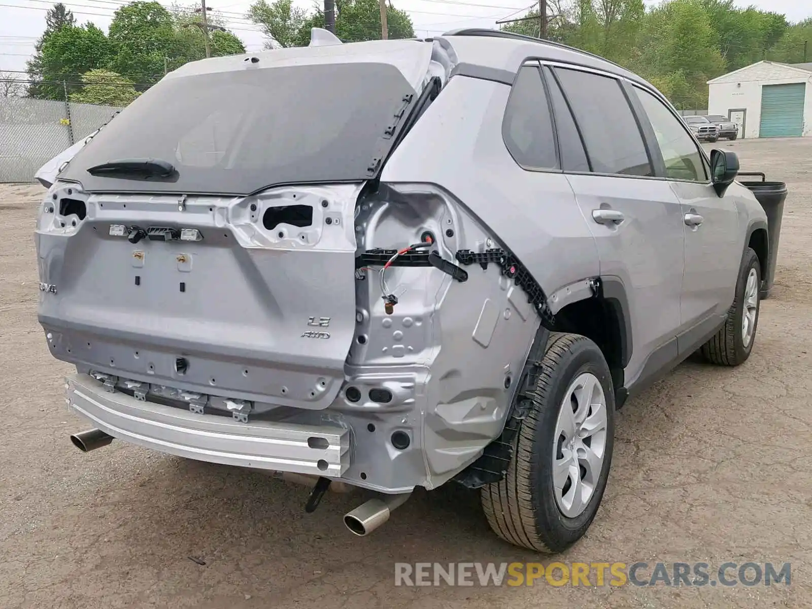 4 Photograph of a damaged car JTMF1RFV1KD010899 TOYOTA RAV4 LE 2019