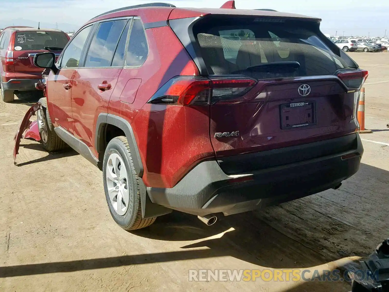 3 Photograph of a damaged car JTMF1RFV1KJ018924 TOYOTA RAV4 LE 2019