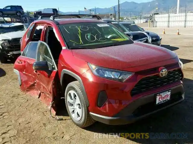 1 Photograph of a damaged car JTMF1RFV2KJ018804 TOYOTA RAV4 LE 2019