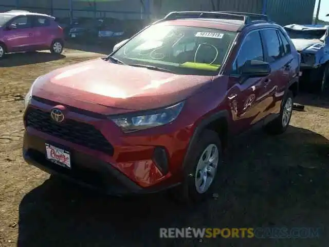 2 Photograph of a damaged car JTMF1RFV2KJ018804 TOYOTA RAV4 LE 2019