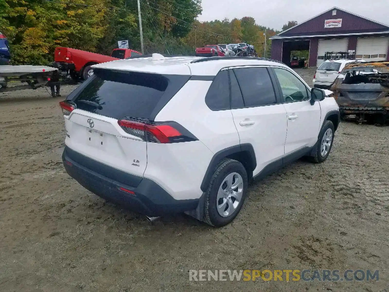 4 Photograph of a damaged car JTMF1RFV3KJ011473 TOYOTA RAV4 LE 2019