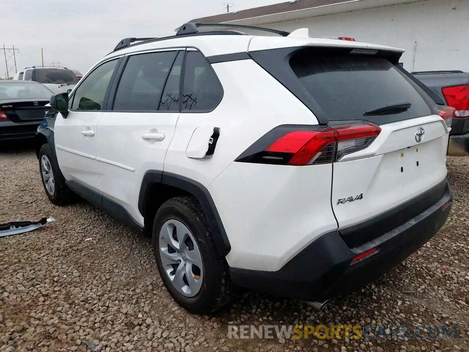 3 Photograph of a damaged car JTMF1RFV7KD005819 TOYOTA RAV4 LE 2019