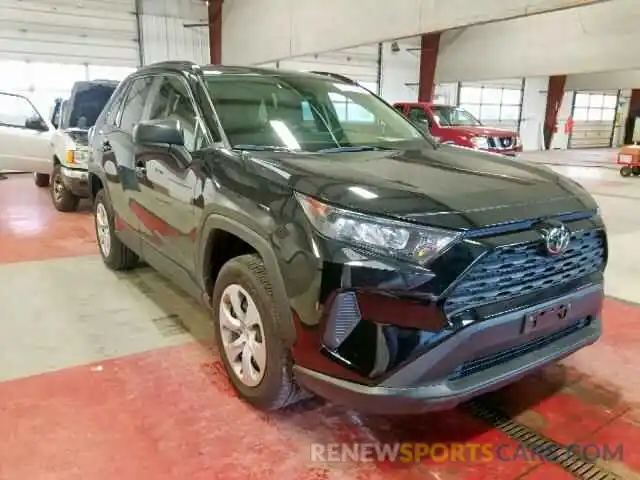 1 Photograph of a damaged car JTMF1RFV8KJ005751 TOYOTA RAV4 LE 2019