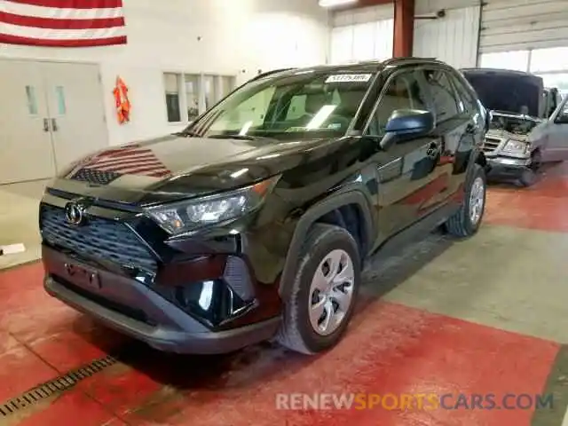 2 Photograph of a damaged car JTMF1RFV8KJ005751 TOYOTA RAV4 LE 2019