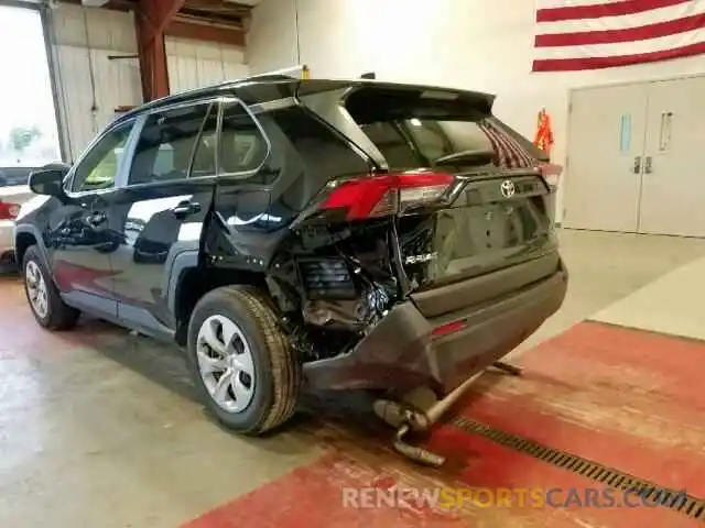 3 Photograph of a damaged car JTMF1RFV8KJ005751 TOYOTA RAV4 LE 2019