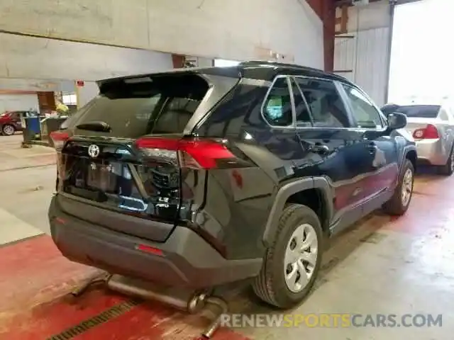 4 Photograph of a damaged car JTMF1RFV8KJ005751 TOYOTA RAV4 LE 2019