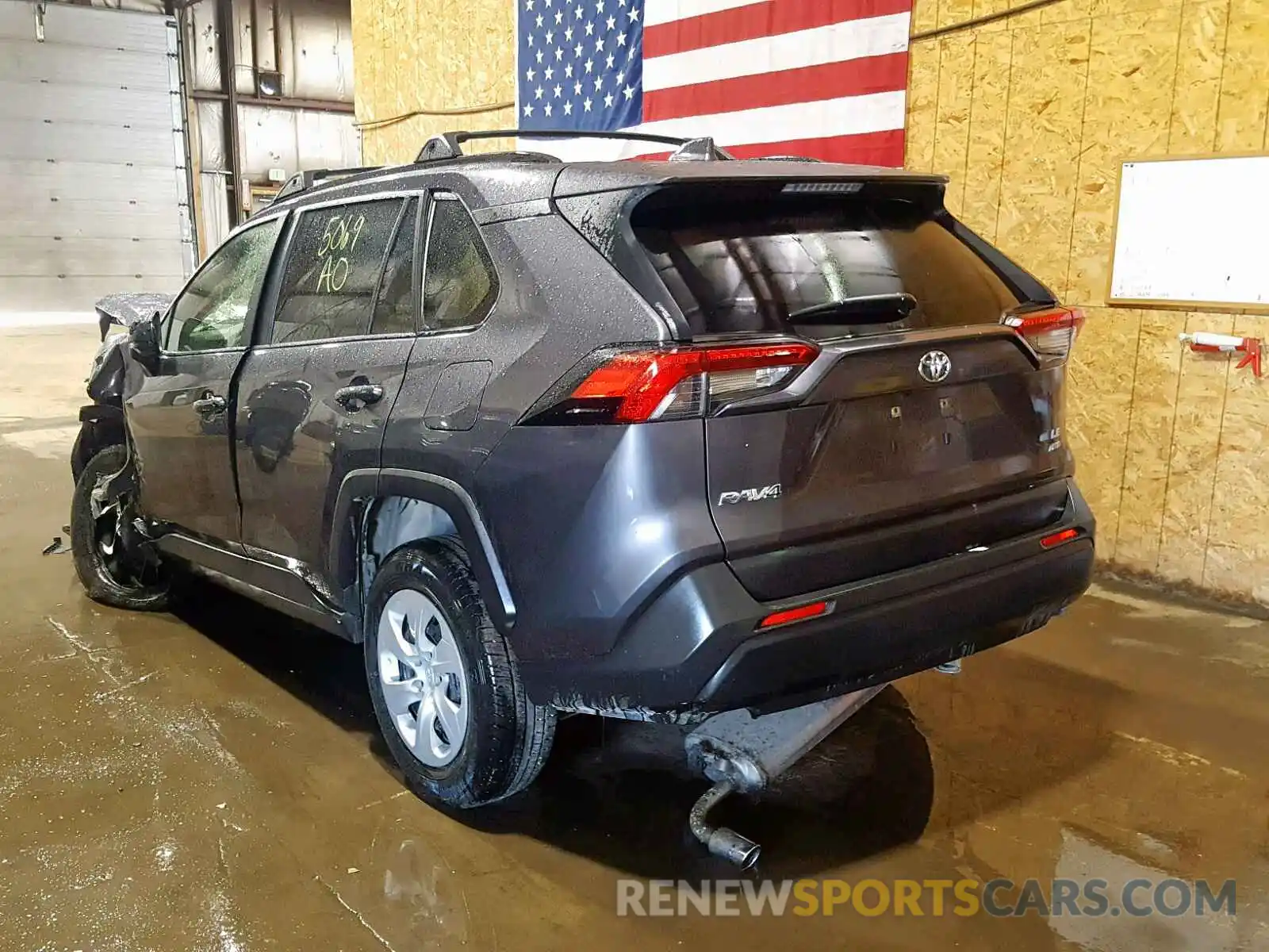 3 Photograph of a damaged car JTMF1RFVXKD018063 TOYOTA RAV4 LE 2019