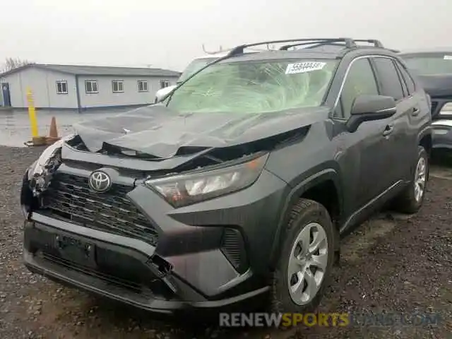 2 Photograph of a damaged car JTMG1RFV3KD017843 TOYOTA RAV4 LE 2019