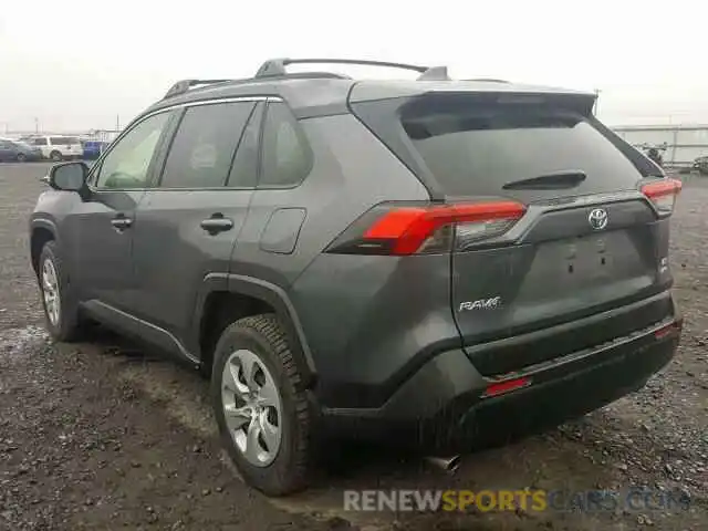 3 Фотография поврежденного автомобиля JTMG1RFV3KD017843 TOYOTA RAV4 LE 2019