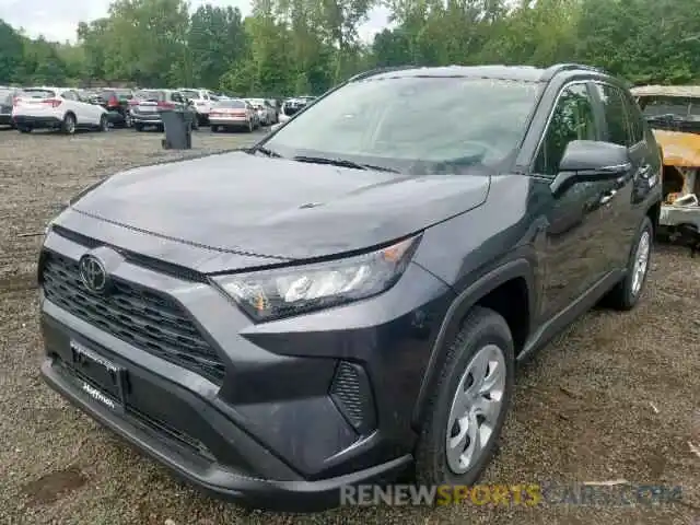 2 Photograph of a damaged car JTMG1RFV3KJ007802 TOYOTA RAV4 LE 2019