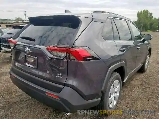 4 Photograph of a damaged car JTMG1RFV3KJ007802 TOYOTA RAV4 LE 2019