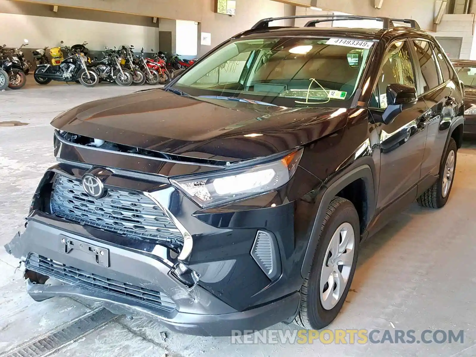 2 Photograph of a damaged car JTMG1RFV7KD003704 TOYOTA RAV4 LE 2019