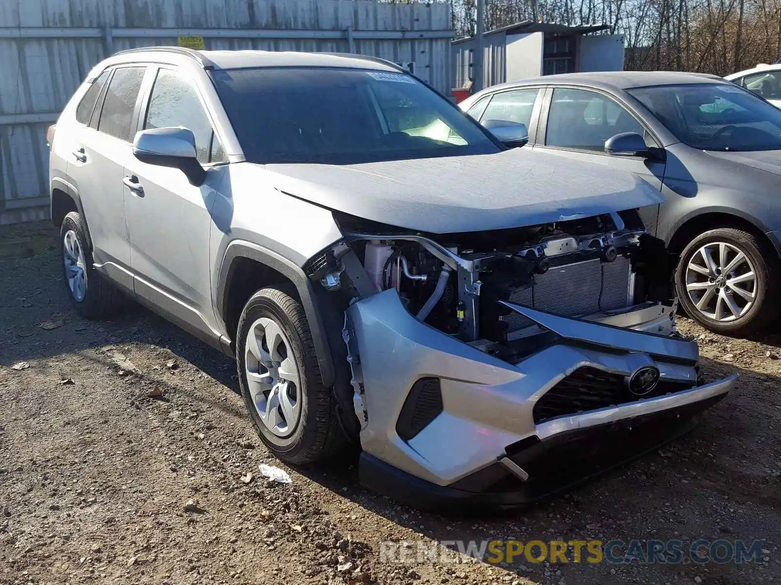 1 Photograph of a damaged car JTMG1RFV7KJ016776 TOYOTA RAV4 LE 2019