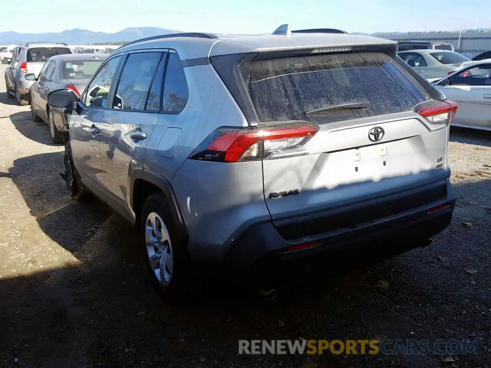 3 Photograph of a damaged car JTMG1RFV7KJ016776 TOYOTA RAV4 LE 2019