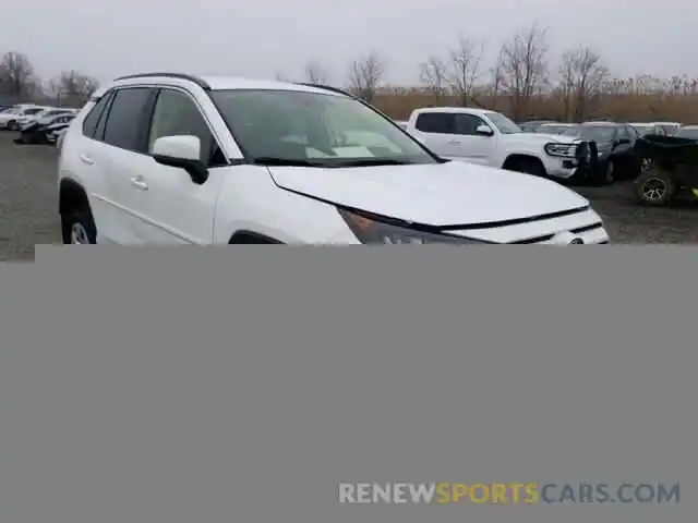 1 Photograph of a damaged car JTMG1RFV8KJ001591 TOYOTA RAV4 LE 2019