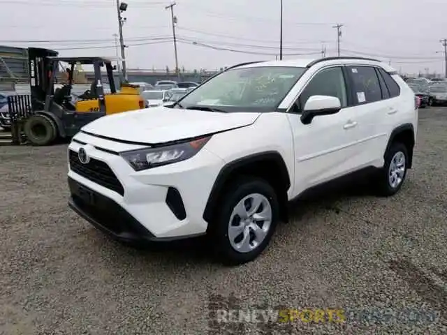 2 Photograph of a damaged car JTMG1RFV8KJ001591 TOYOTA RAV4 LE 2019