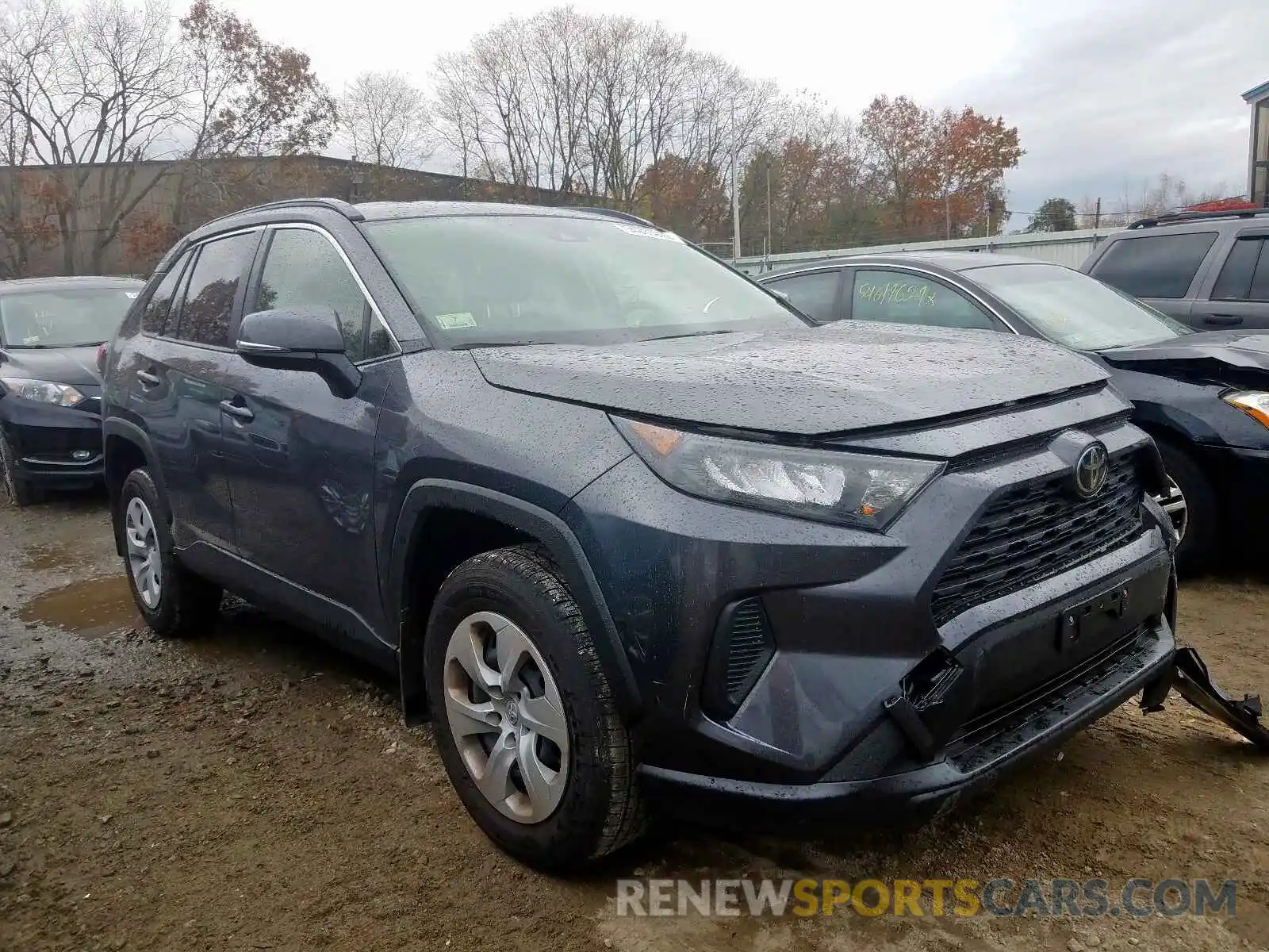 1 Photograph of a damaged car JTMG1RFVXKJ015086 TOYOTA RAV4 LE 2019