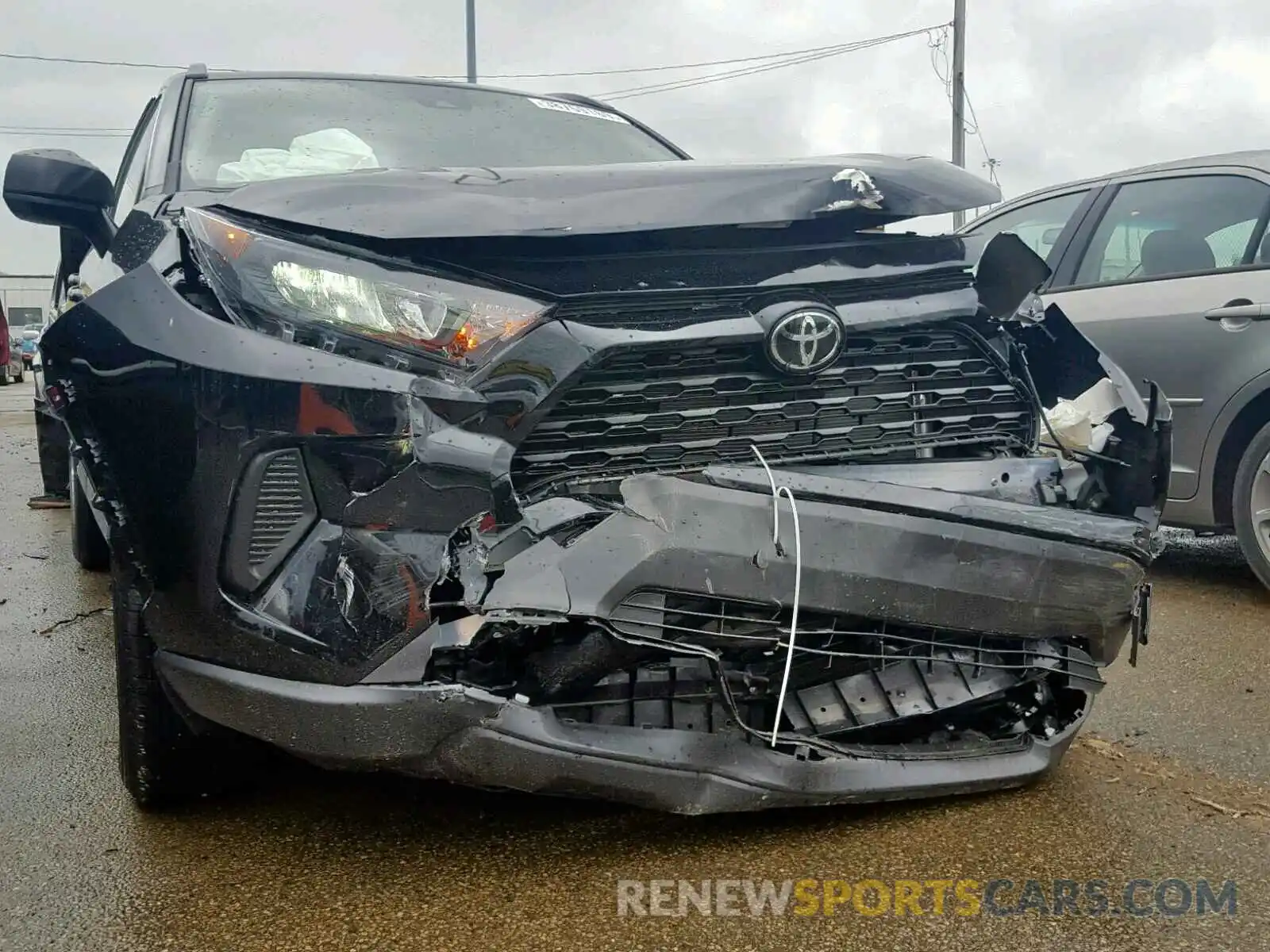 9 Фотография поврежденного автомобиля JTMH1RFV0KJ009155 TOYOTA RAV4 LE 2019