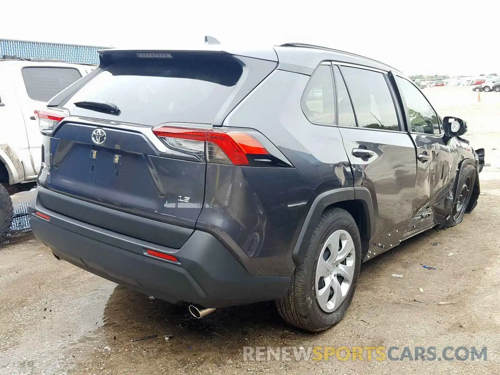 4 Photograph of a damaged car JTMH1RFV0KJ011276 TOYOTA RAV4 LE 2019