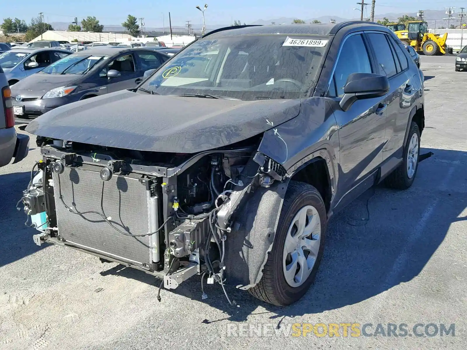 2 Photograph of a damaged car JTMH1RFV1KD503507 TOYOTA RAV4 LE 2019