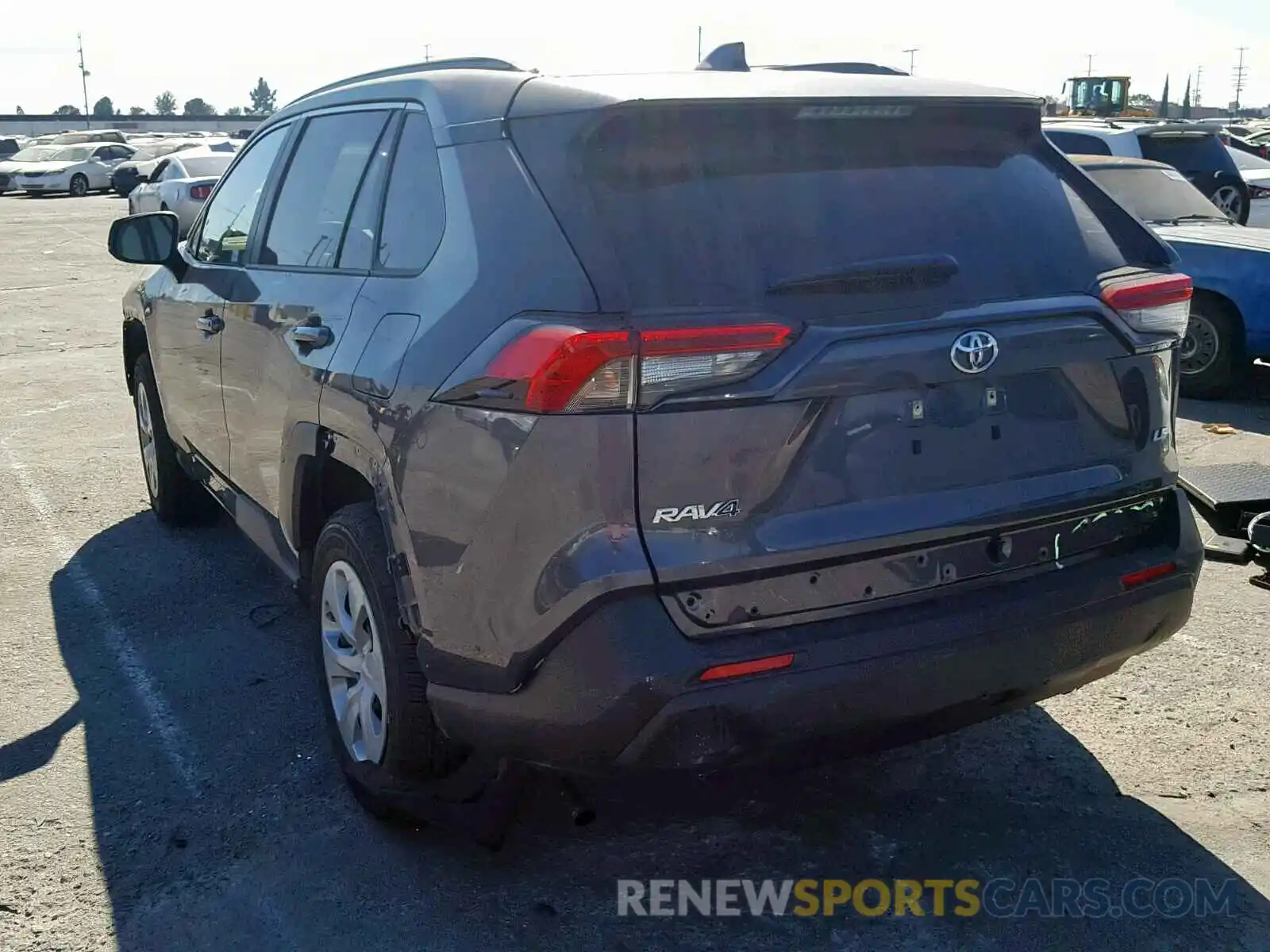 3 Photograph of a damaged car JTMH1RFV1KD503507 TOYOTA RAV4 LE 2019