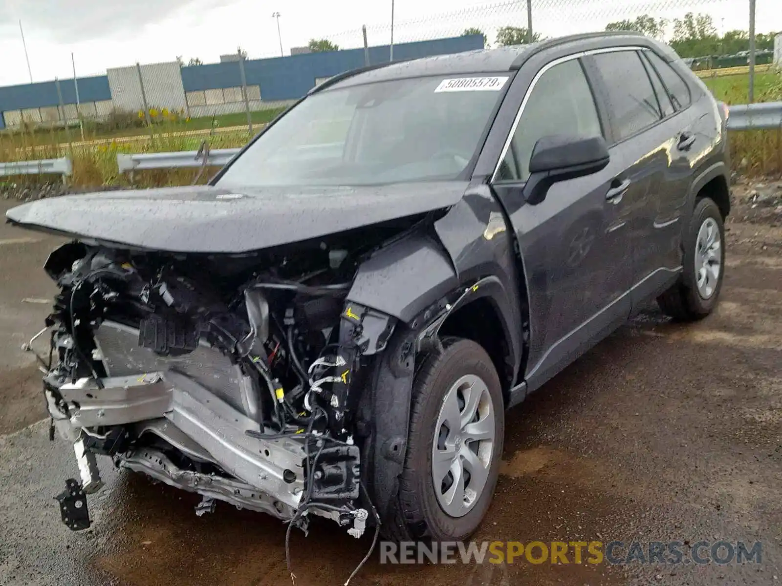 2 Photograph of a damaged car JTMH1RFV1KD510179 TOYOTA RAV4 LE 2019