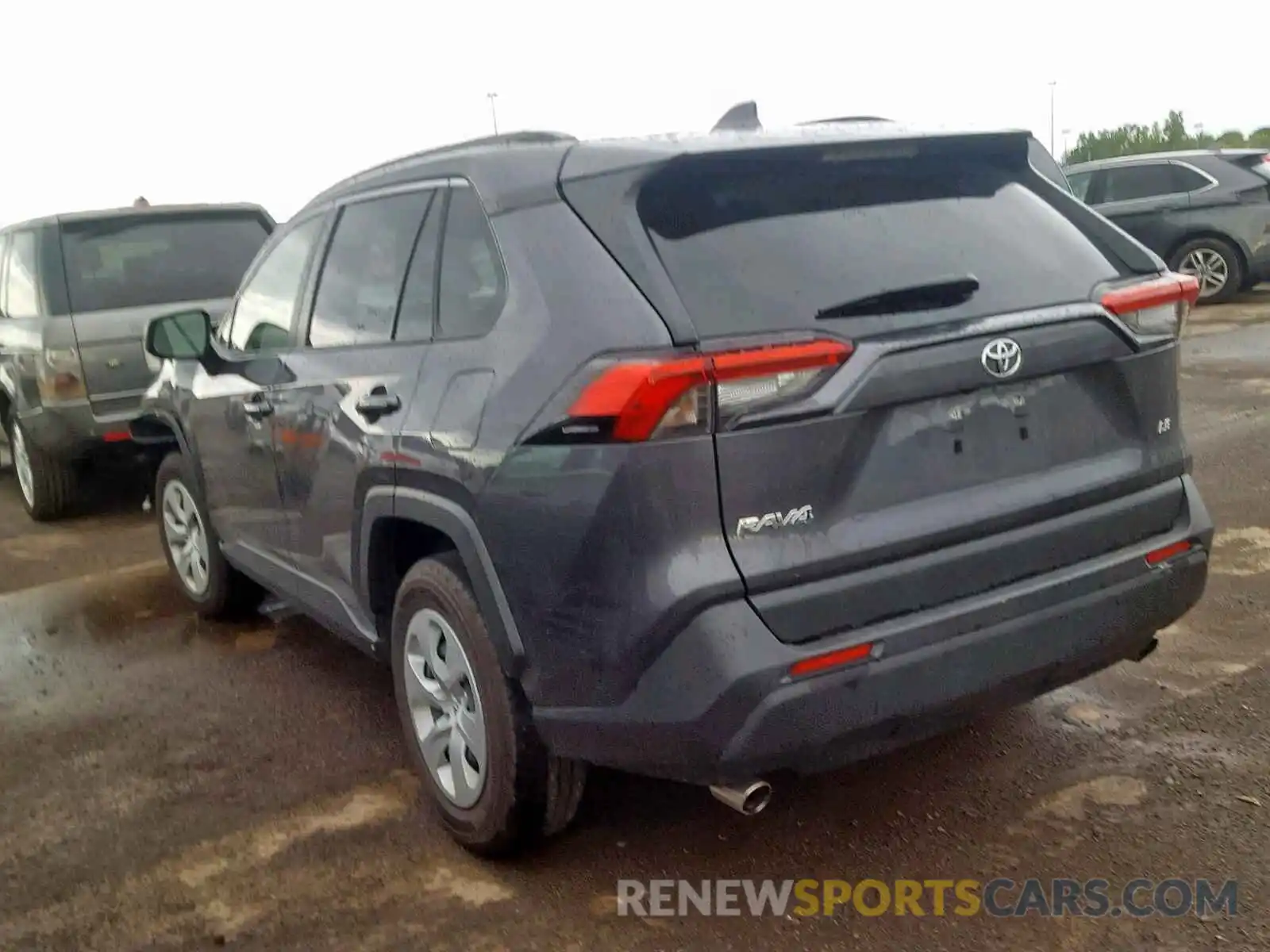 3 Photograph of a damaged car JTMH1RFV1KD510179 TOYOTA RAV4 LE 2019