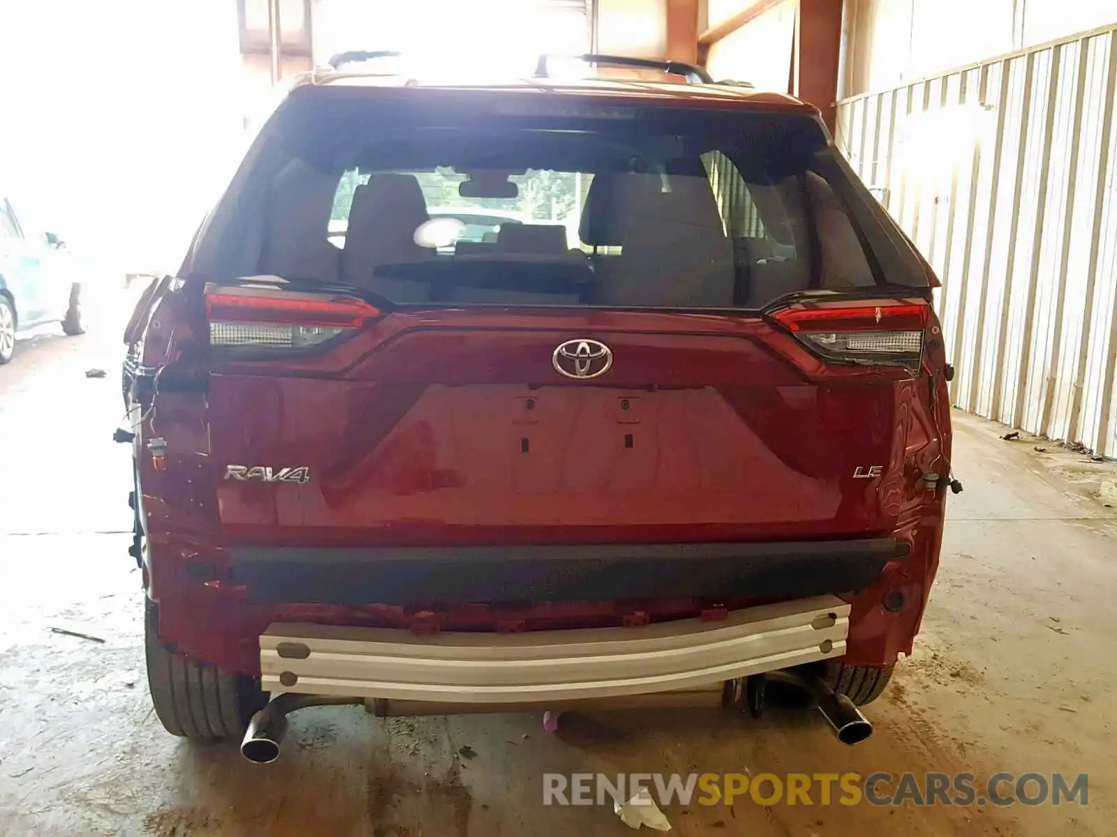 9 Photograph of a damaged car JTMH1RFV2KD018115 TOYOTA RAV4 LE 2019