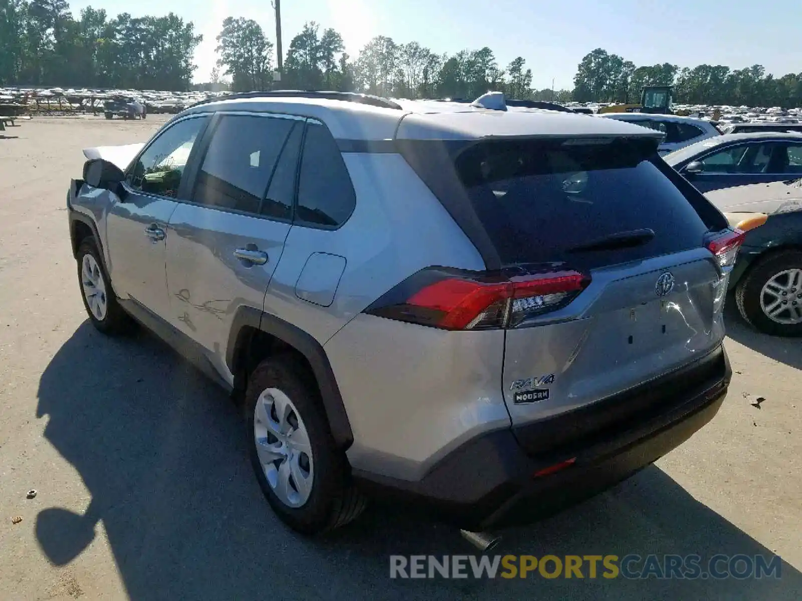 3 Photograph of a damaged car JTMH1RFV3KJ006993 TOYOTA RAV4 LE 2019