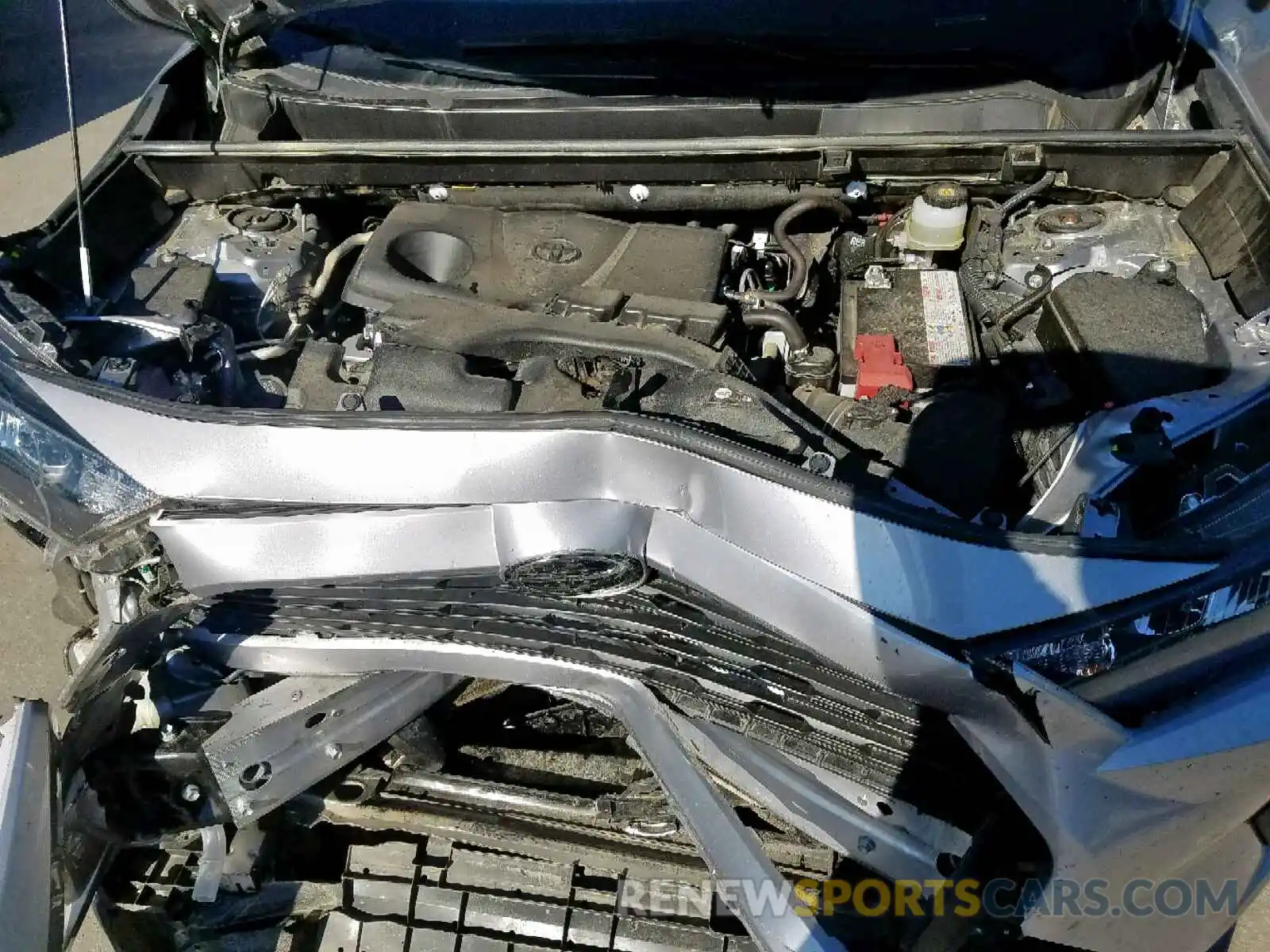 7 Photograph of a damaged car JTMH1RFV3KJ006993 TOYOTA RAV4 LE 2019