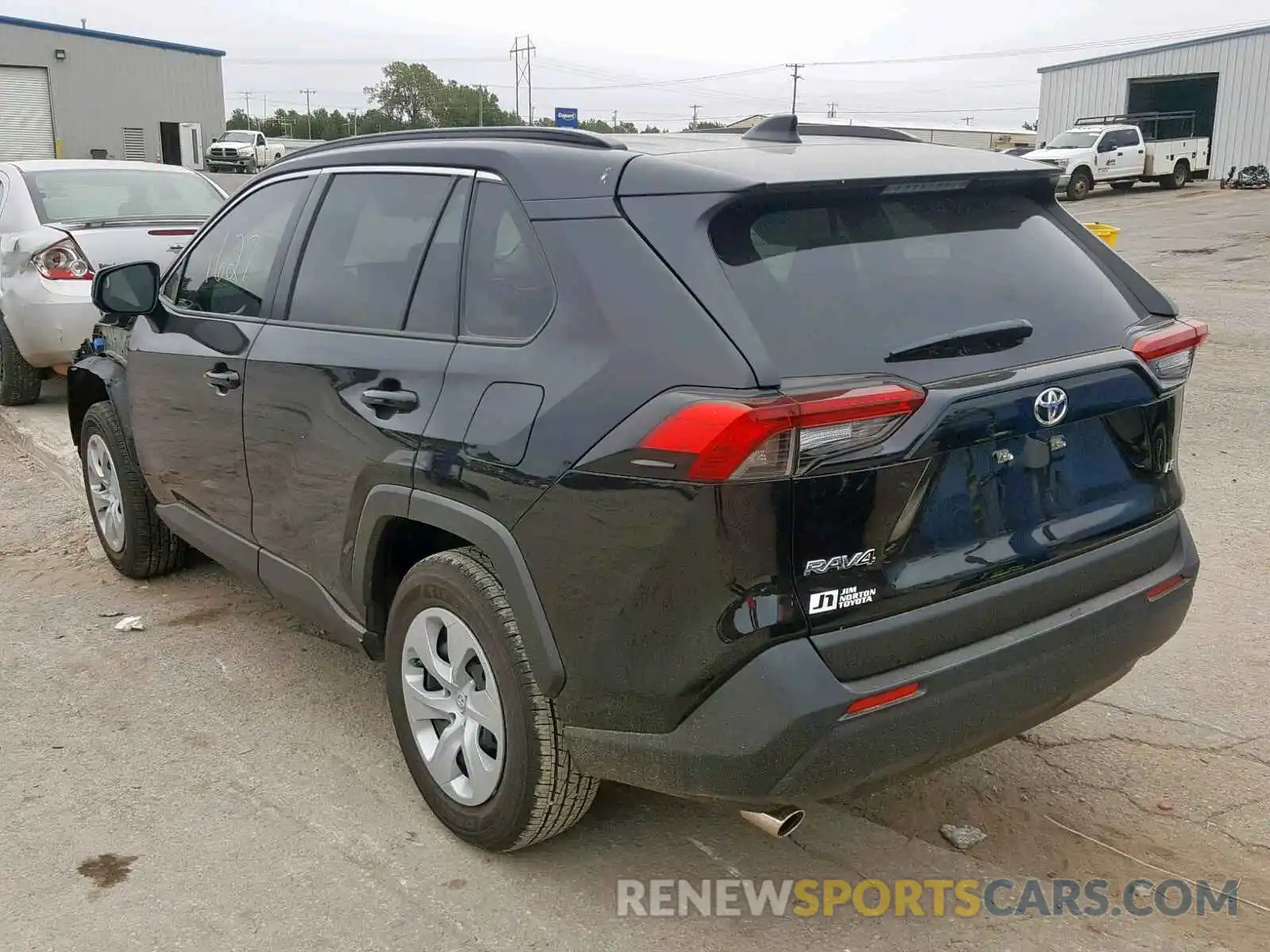 3 Photograph of a damaged car JTMH1RFV3KJ008825 TOYOTA RAV4 LE 2019