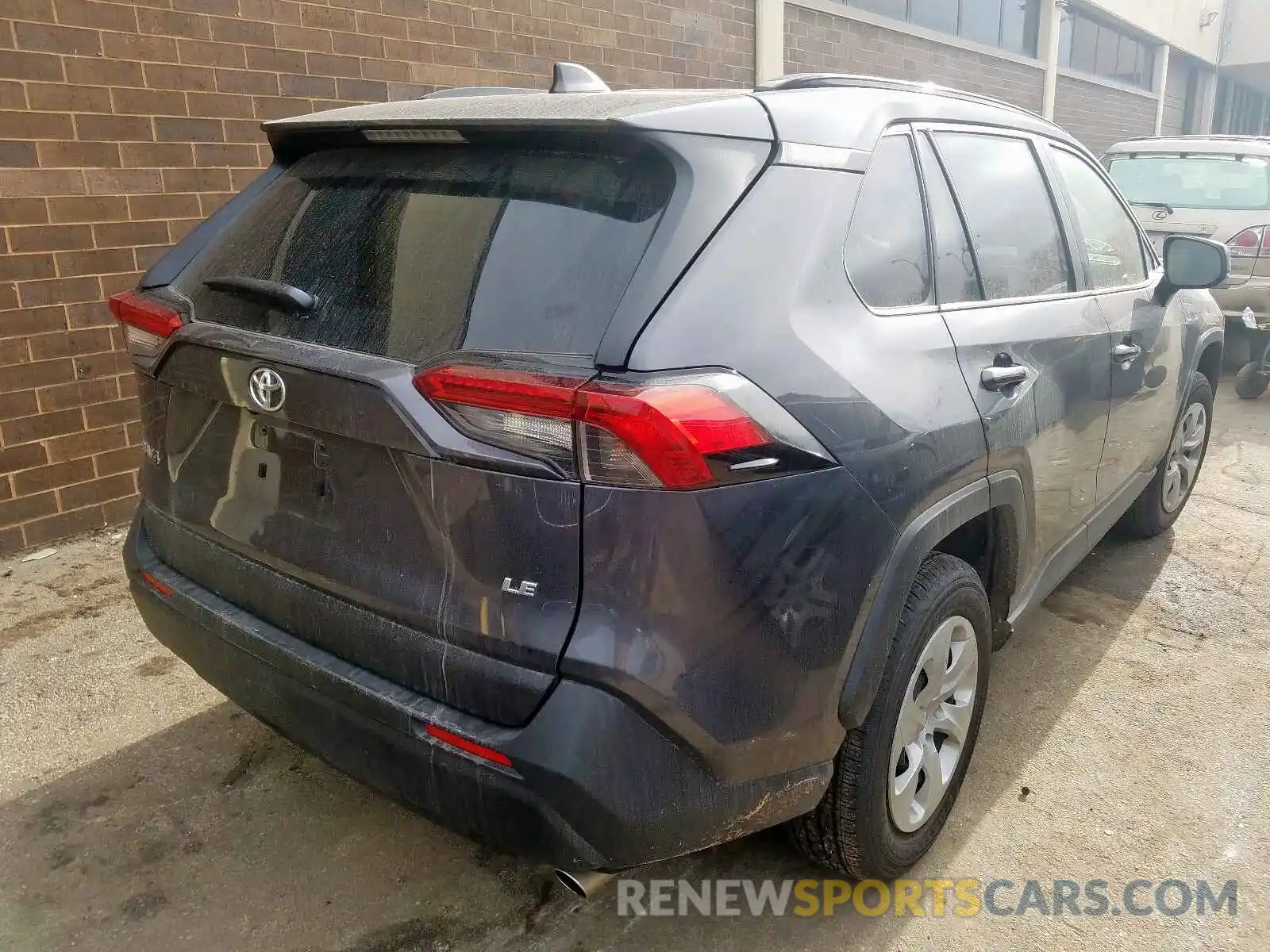 4 Photograph of a damaged car JTMH1RFV4KD028872 TOYOTA RAV4 LE 2019