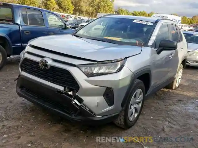 2 Photograph of a damaged car JTMH1RFV5KD005939 TOYOTA RAV4 LE 2019