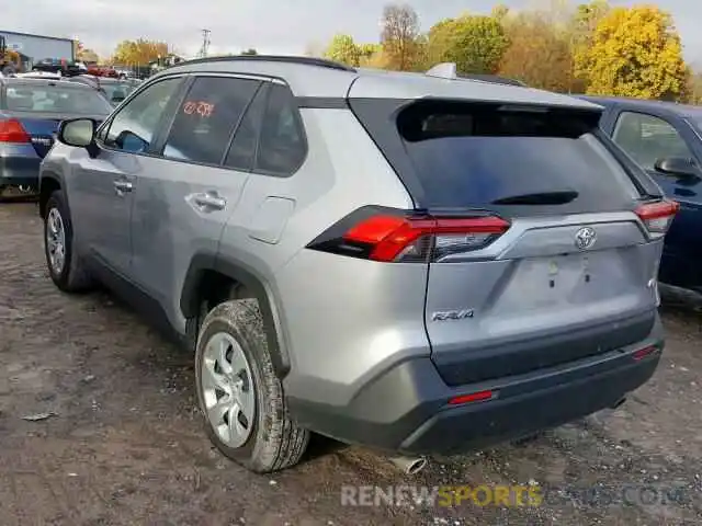 3 Фотография поврежденного автомобиля JTMH1RFV5KD005939 TOYOTA RAV4 LE 2019