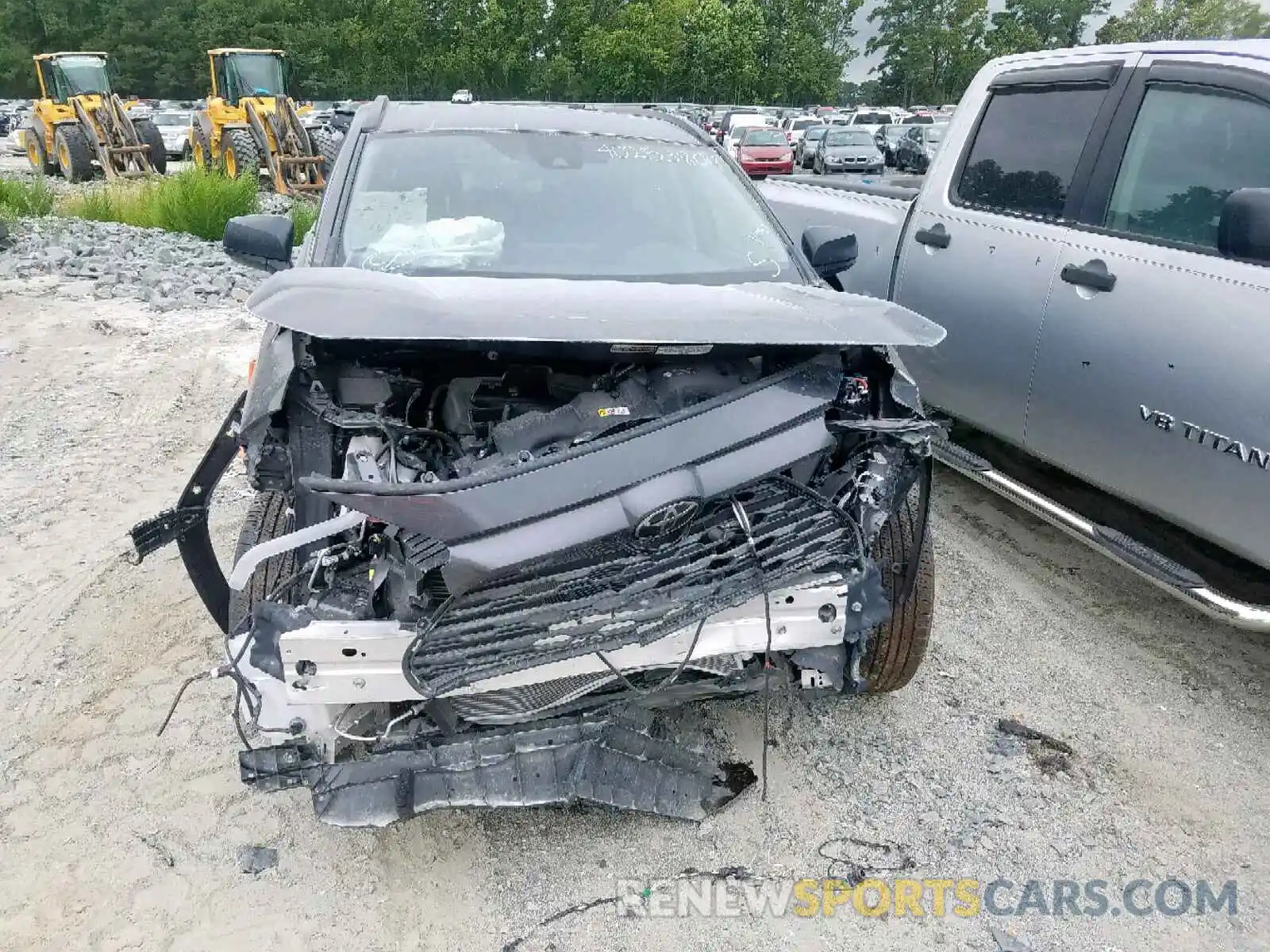 10 Photograph of a damaged car JTMH1RFV5KJ006395 TOYOTA RAV4 LE 2019