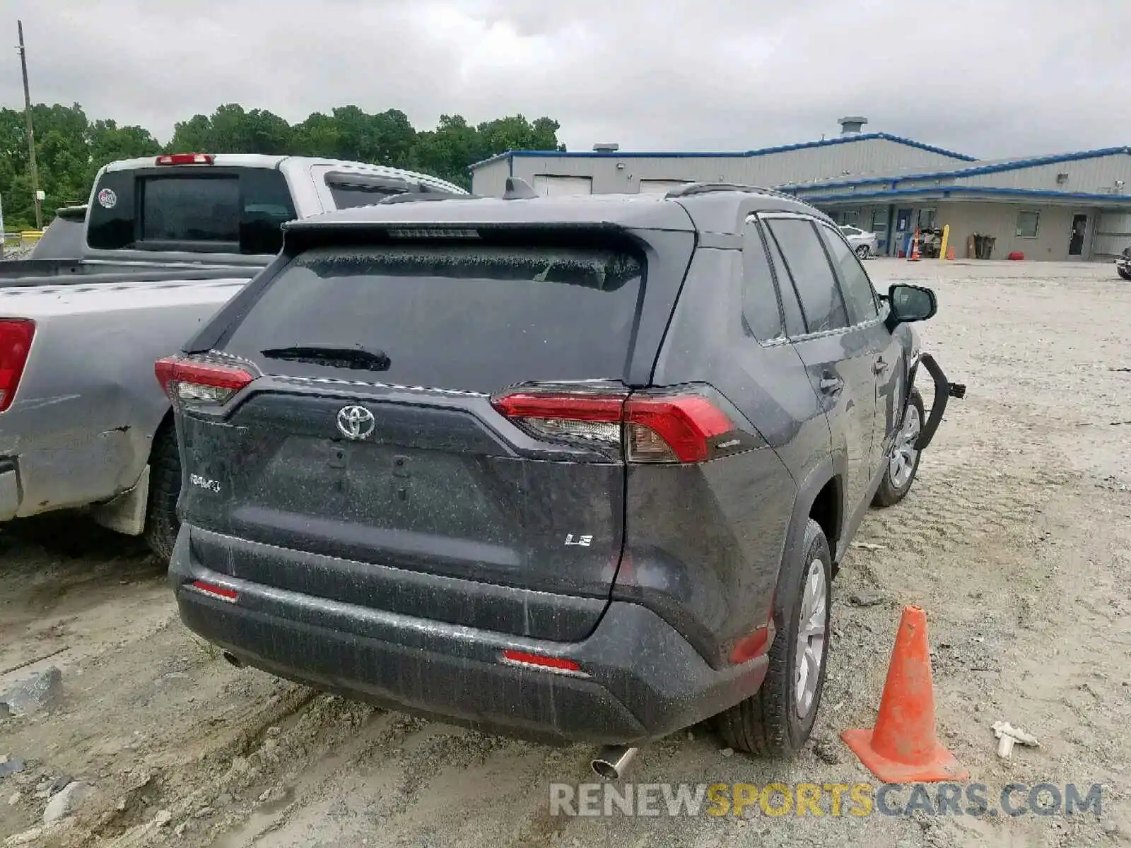 4 Photograph of a damaged car JTMH1RFV5KJ006395 TOYOTA RAV4 LE 2019