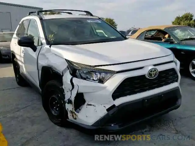 1 Photograph of a damaged car JTMH1RFV7KD010026 TOYOTA RAV4 LE 2019